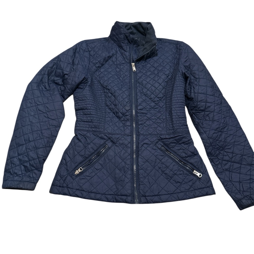 The North Face Women's Navy Quilted Puffer Jacket